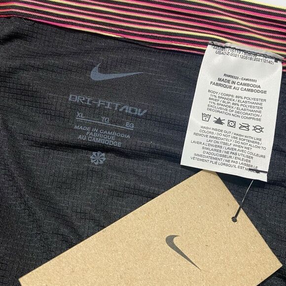 Nike AeroSwift 1/2 Length Running Tights size XL Hyper Pink Black DM4622-016 New - Picture 9 of 11